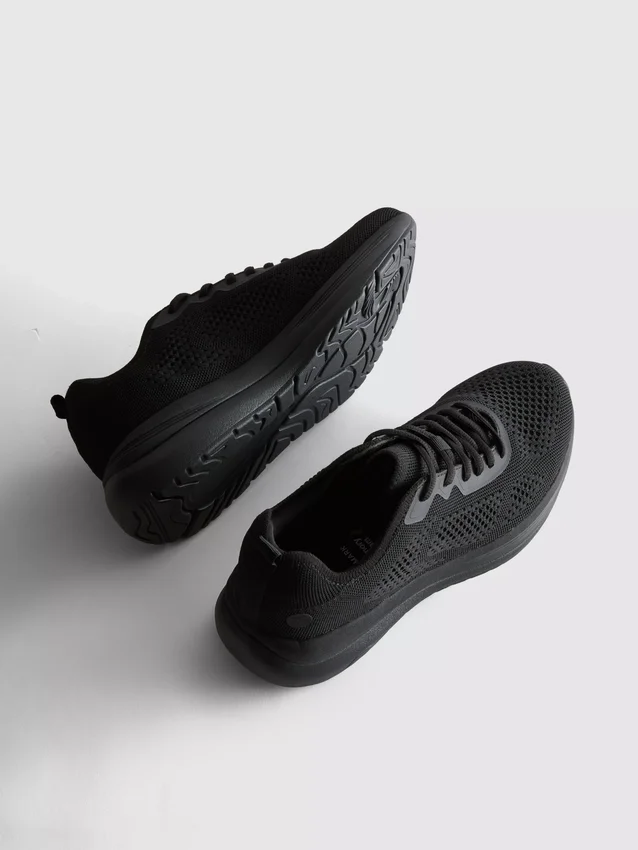 Πλεκτά Sneakers με κορδόνια