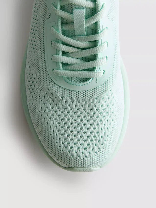 Πλεκτά Sneakers με κορδόνια