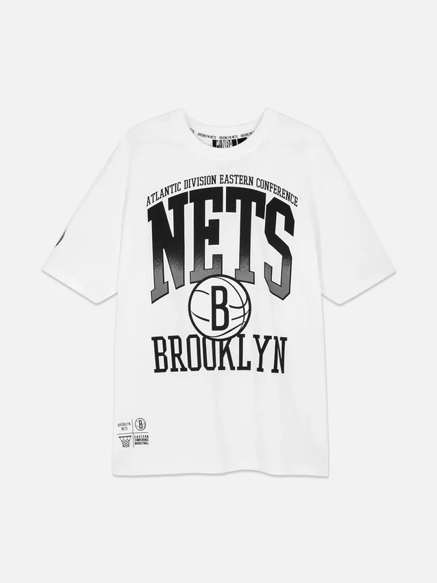 Πουκάμισα με γραφικό σχέδιο των Brooklyn Nets της NBA