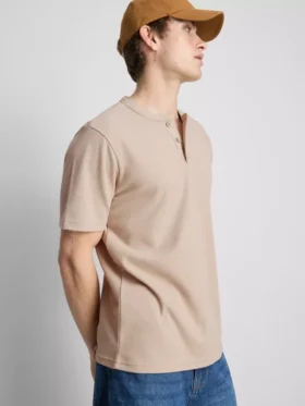 Πουκάμισο Henley με υφή