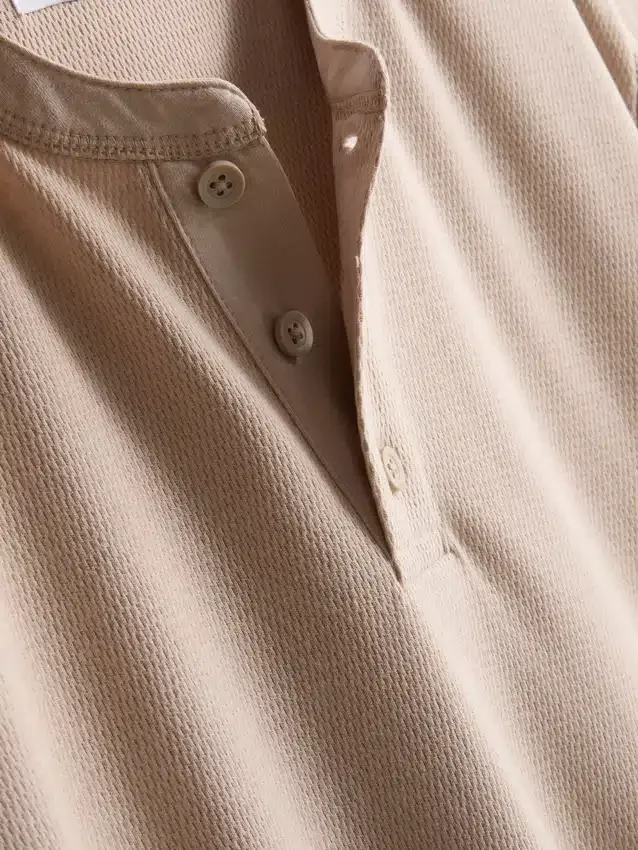 Πουκάμισο Henley με υφή