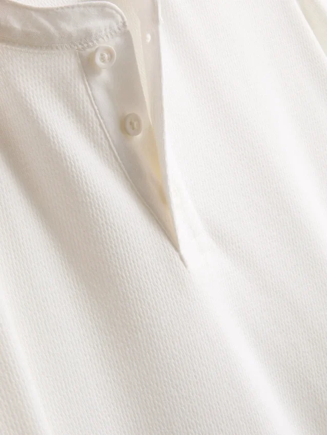 Πουκάμισο Henley με υφή