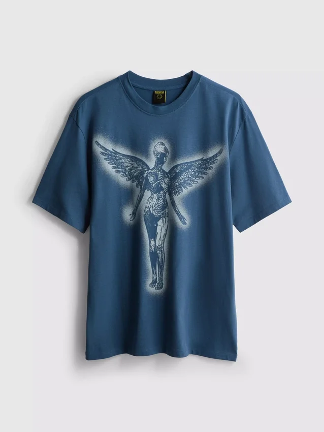 Πουκάμισο με γραφικό «Nirvana Angel»