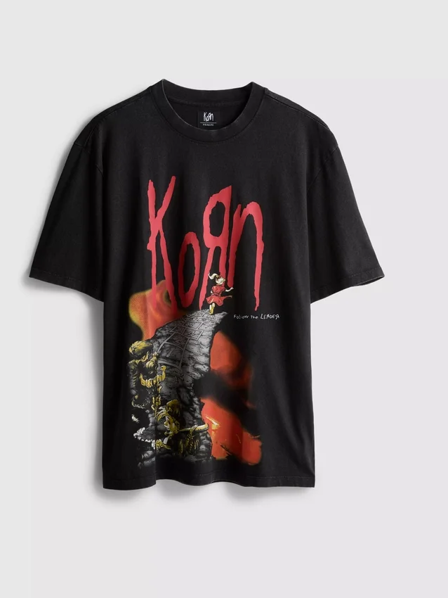 Πουκάμισο με γραφικό σχέδιο Korn