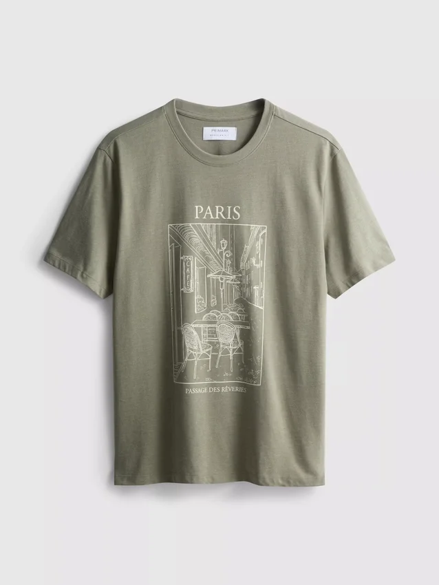 Πουκάμισο με γραφικό σχέδιο «Paris»