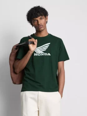Πουκάμισο με κοντά μανίκια και λογότυπο Honda