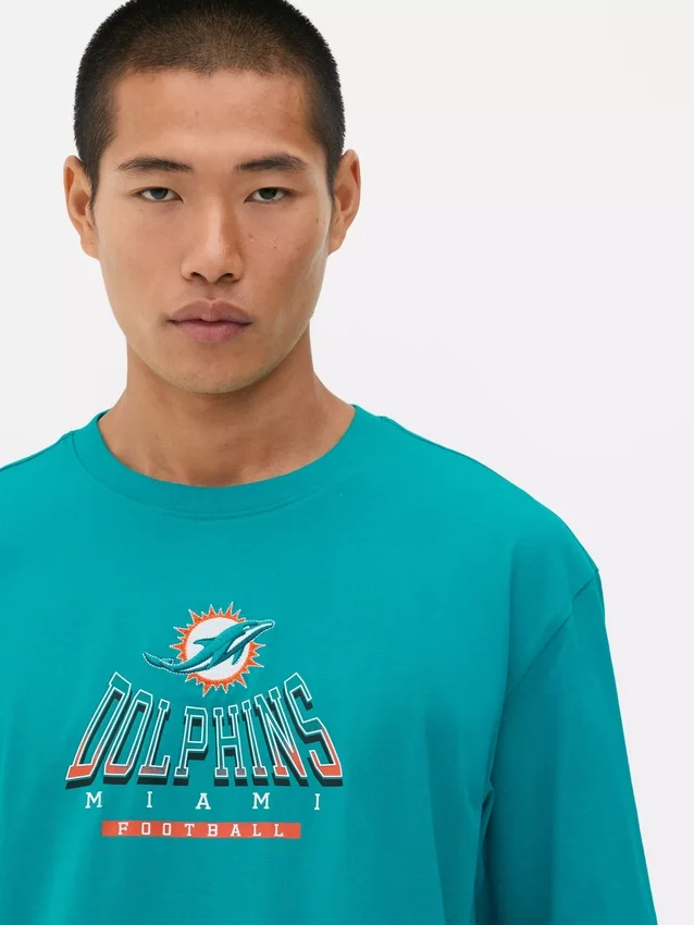 Πουκάμισο με λογότυπο των Miami Dolphins της NFL