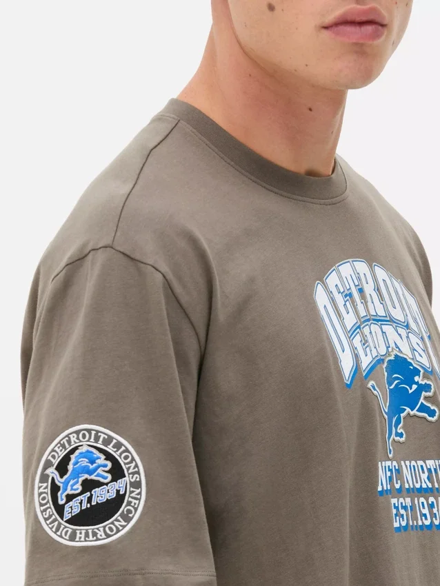 Πουκάμισο με το λογότυπο των Detroit Lions της NFL
