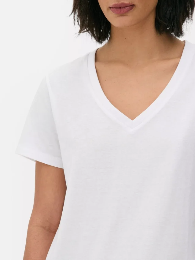 Πουκάμισο με V-neck