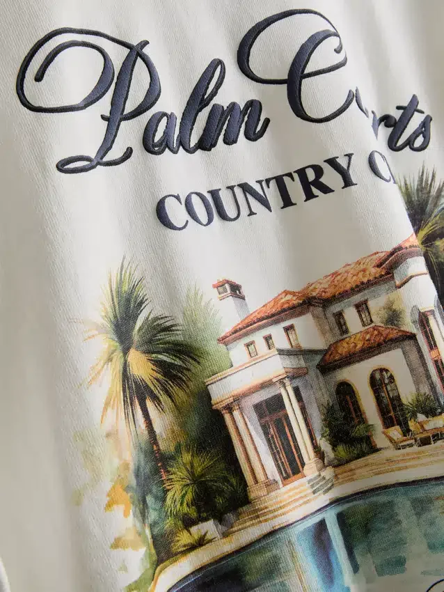 Πουκάμισο Palm Courts με λαιμόκοψη τύπου «ringer»