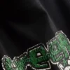 Πράσινο παιδικό μπλουζάκι «Green Day» με πτυχώσεις, με υψηλή περιεκτικότητα σε βαμβάκι