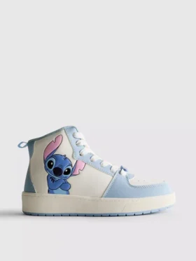 Ψηλά πάνινα παπούτσια με θέμα τον Stitch της Disney