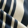 Ριγέ μπλούζα με μυτερό τελείωμα