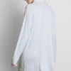 Ριγέ, oversized νυχτικό σε στυλ boyfriend