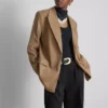 Σακάκι oversized με μονό στήθος