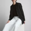 Σακάκι oversized με μονό στήθος