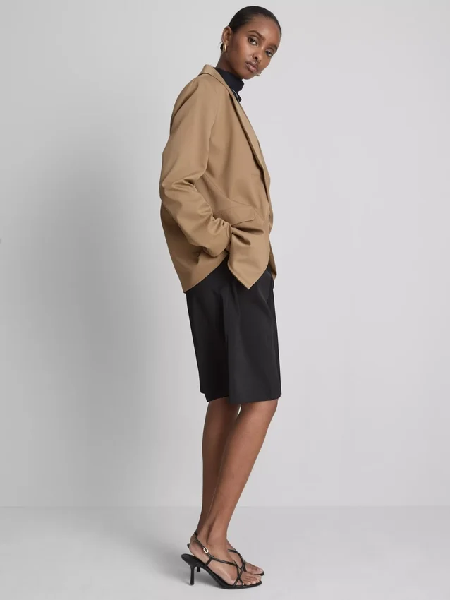 Σακάκι oversized με μονό στήθος