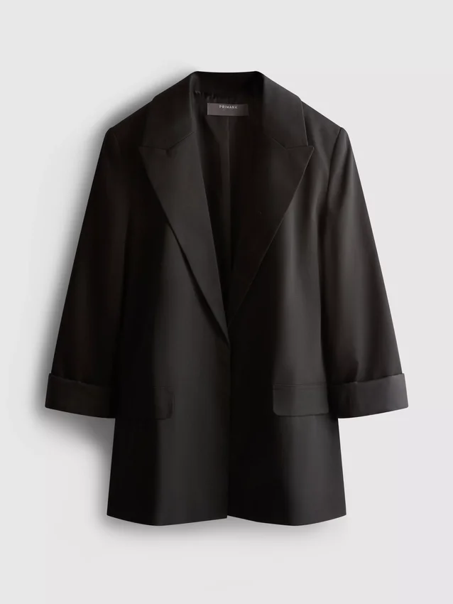 Σακάκι oversized με μονό στήθος