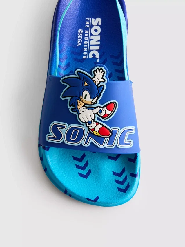 Σανδάλια με λουράκι πίσω με θέμα τον Sonic the Hedgehog