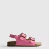 Σανδάλια slingback με διπλό λουράκι με αγκράφα