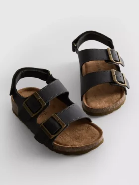 Σανδάλια slingback με διπλό λουράκι με αγκράφα