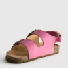 Σανδάλια slingback με διπλό λουράκι με αγκράφα