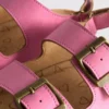 Σανδάλια slingback με διπλό λουράκι με αγκράφα
