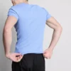 Σετ 2 κοντομάνικων πουκάμισων με ραβδωτή υφή