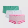 Σετ 3 μίνι σορτς τύπου «boy shorts» με πλέξη pointelle