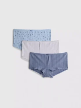 Σετ 3 τεμαχίων χωρίς ραφές, τύπου mini boyshorts