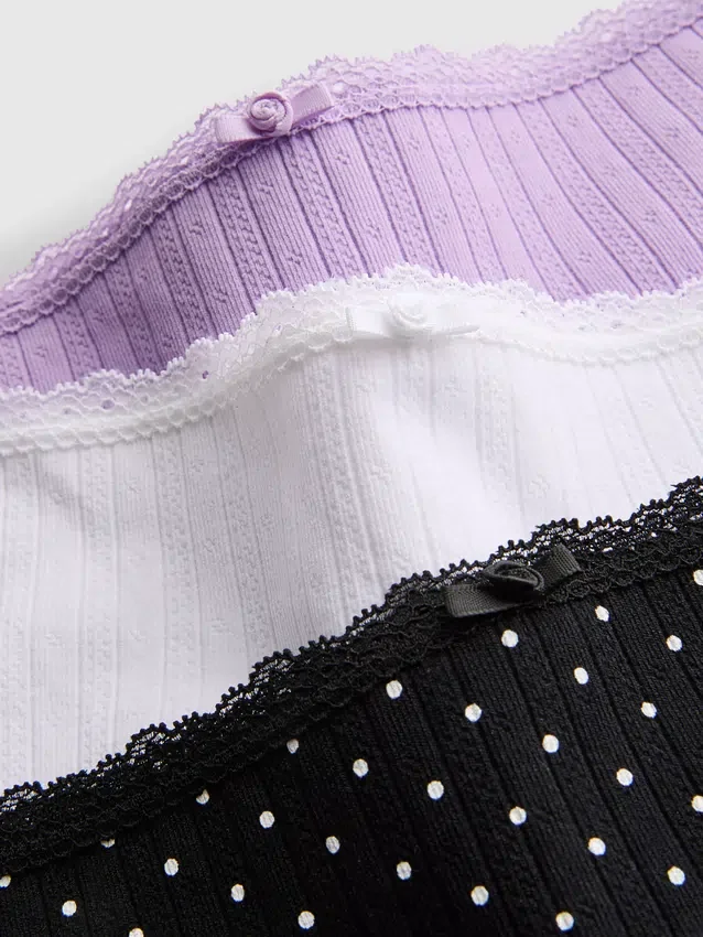 Σετ 3 τεμαχίων χωρίς ραφές, τύπου mini boyshorts