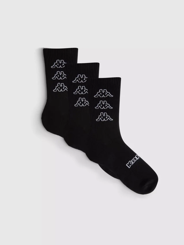 Σετ 3 ζευγών αθλητικών καλτσών Kappa x Primark