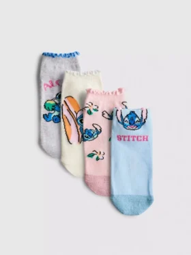 Σετ 4 ζευγών κάλτσες Sneakers με τον Stitch της Disney