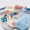 Σετ 4 ζευγών κάλτσες Sneakers με τον Stitch της Disney