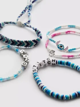 Σετ 5 βραχιολιών «Stitch» της Disney