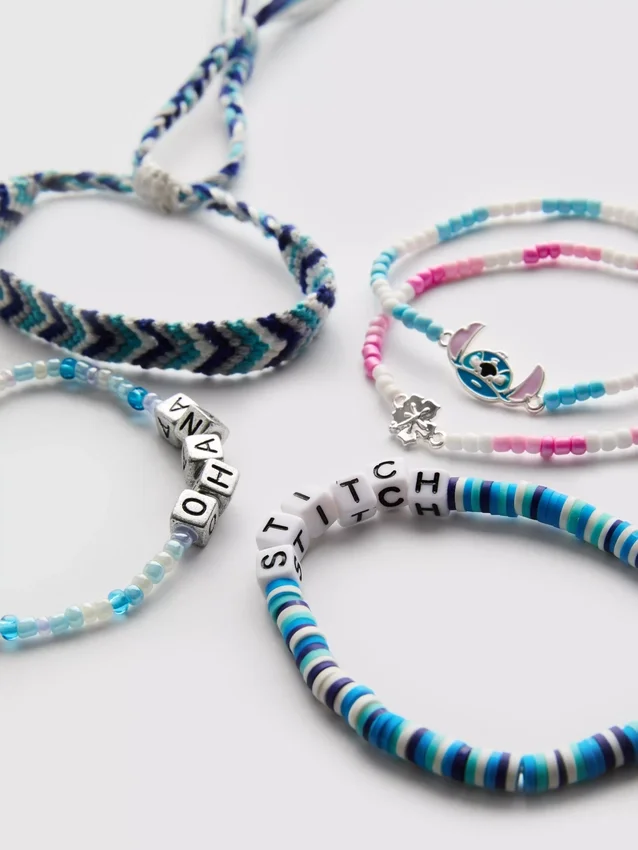 Σετ 5 βραχιολιών «Stitch» της Disney