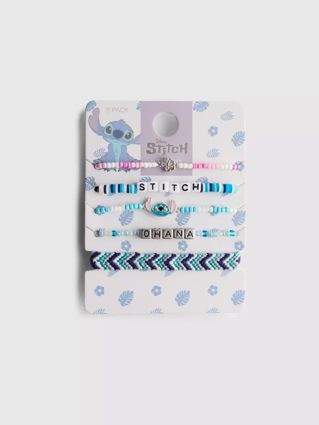 Σετ 5 βραχιολιών «Stitch» της Disney