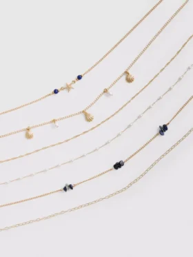 Σετ 6 αλυσίδων τύπου choker