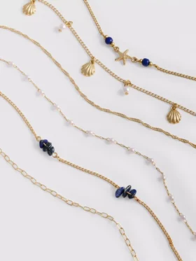 Σετ 6 αλυσίδων τύπου choker