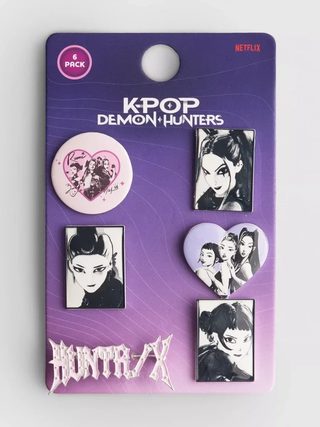 Σετ 6 κονκάρδων K-pop «Demon Hunters»