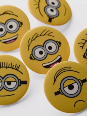 Σετ 6 κουμπιών Minions