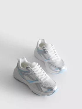 Sneakers με χοντρό πλέγμα