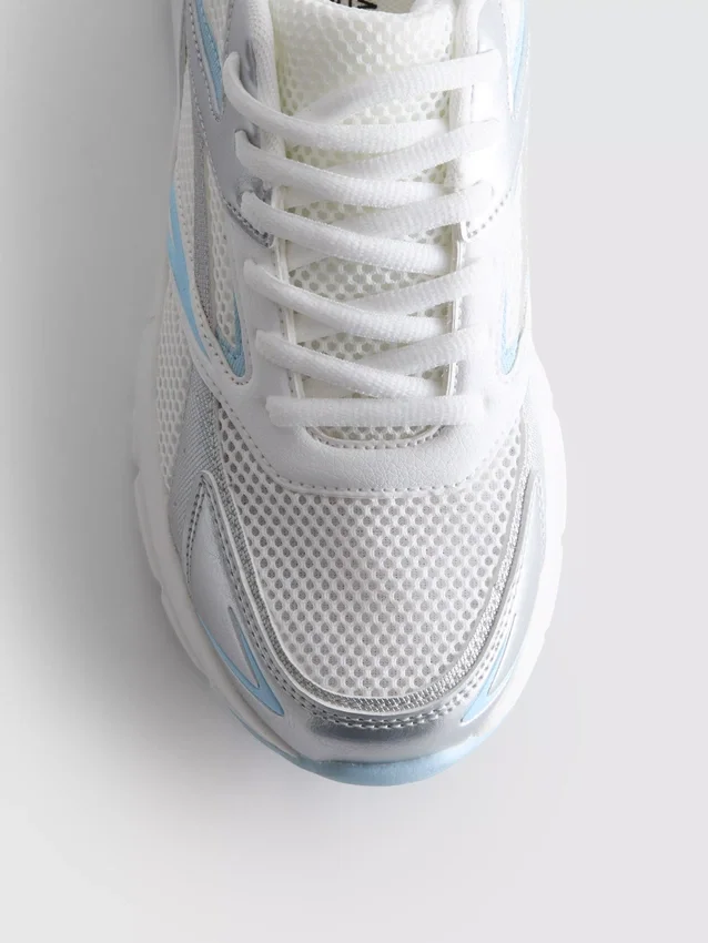 Sneakers με χοντρό πλέγμα