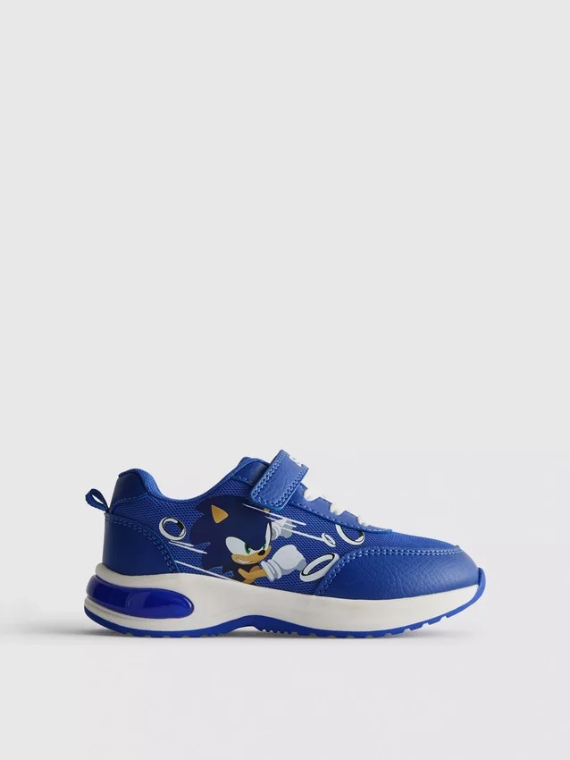 Sneakers με φωτιζόμενη σόλα με θέμα τον Sonic the Hedgehog
