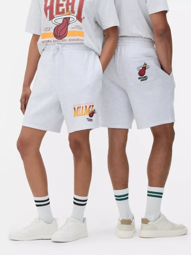 Σορτς NBA Miami Heat με κορδόνι στη μέση