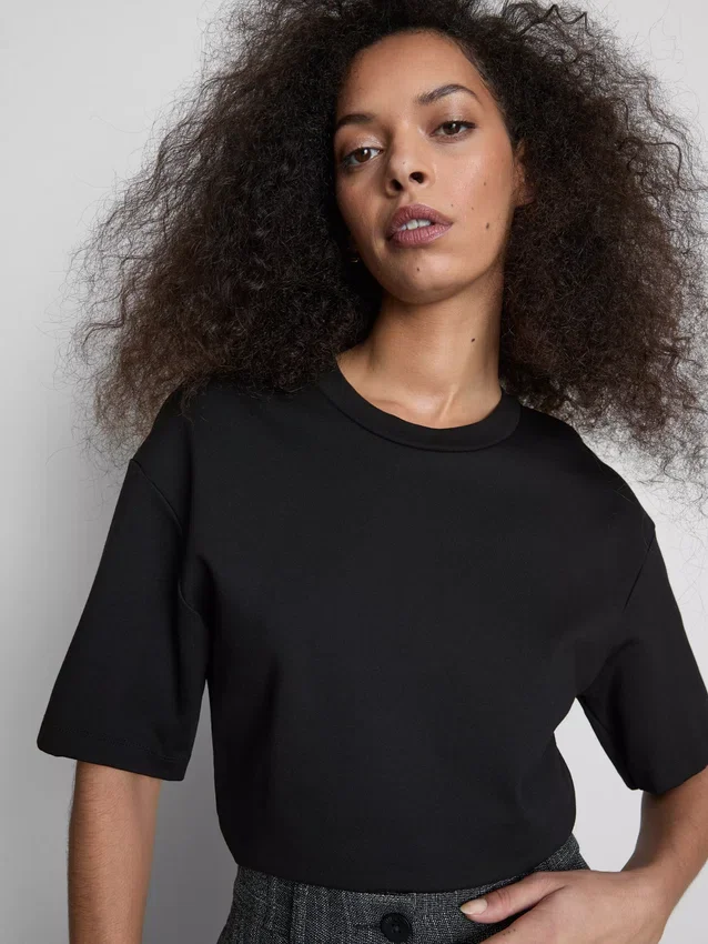 Στενό T-shirt βαρέως βάρους