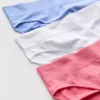 Συσκευασία 3 τεμαχίων χωρίς ραφές, μίνι σλιπ με πτυχώσεις