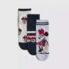 Συσκευασία 3 ζευγών κοντών καλτσών Minnie Mouse της Disney