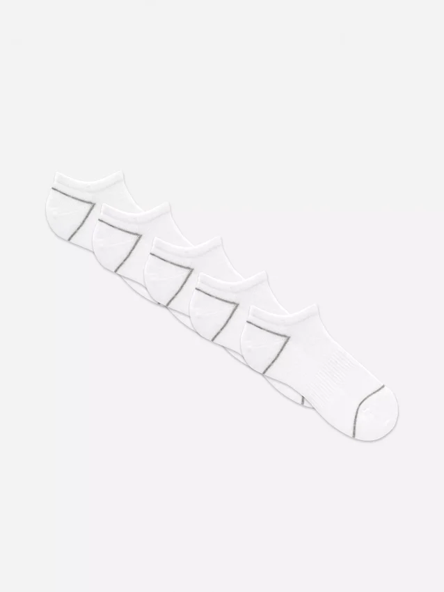 Συσκευασία 5 ζευγών κάλτσες Sneakers από πετσετέ