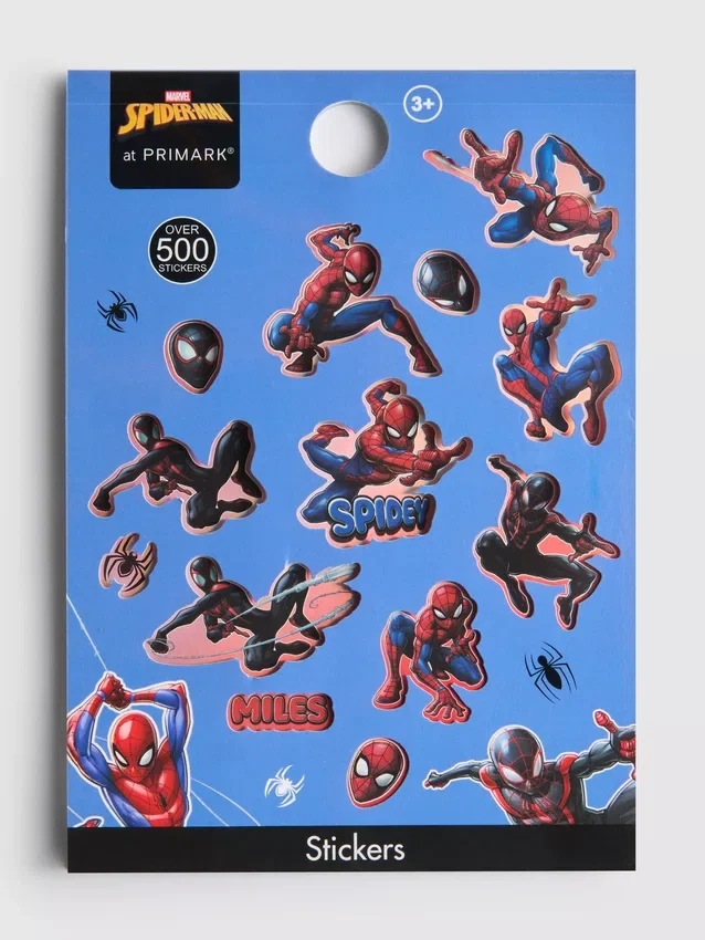 Συσκευασία 500 αυτοκόλλητων με τον Spider-Man της Marvel